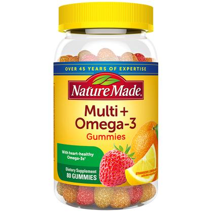 Multivitamin + Omega-3 Gummies (80 Gummies)