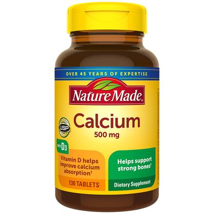 Calcium 500 mg with Vitamin D3 Tablets (130 Tablets)