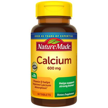 Calcium 600 mg with Vitamin D3 Tablets (60 Tablets)