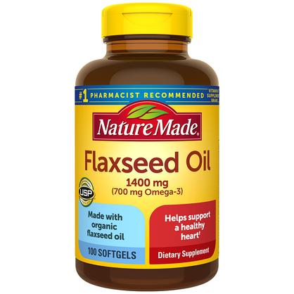 Flaxseed Oil 1400 mg Softgels