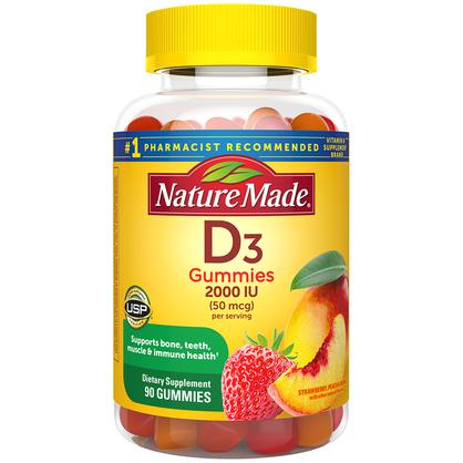 Vitamin D3 2000 IU (50 mcg) Gummies