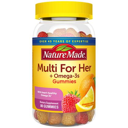 Multivitamin for Her + Omega-3 Gummies