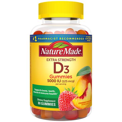 Vitamin D Extra Strength 5000 IU (125 mcg) Gummies