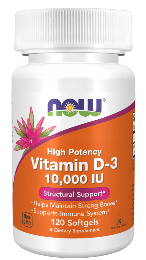 Vitamin D-3 10,000 IU Softgels (120 Softgels)