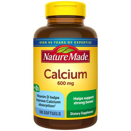 Calcium 600 mg with Vitamin D3 Softgels