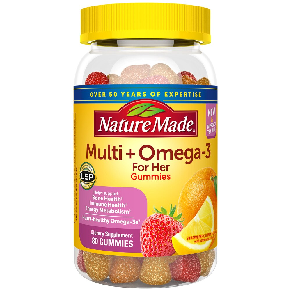 Nature Made Multi For Her Plus Omega-3s Adult Gummies