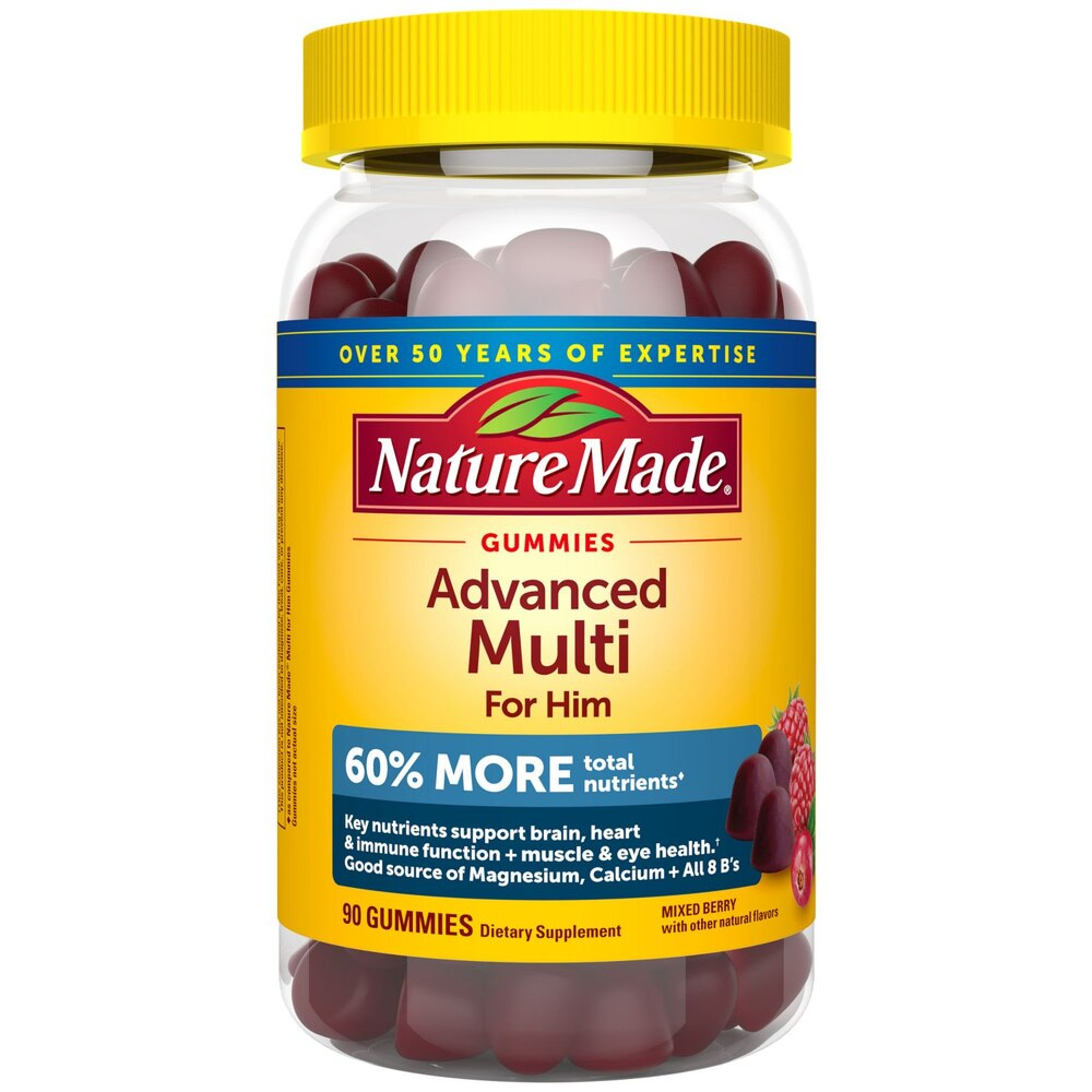 Nature Made Multivitamin for Him Gummies, 90 CT Multivitamin for Him Gummies, 90 CT