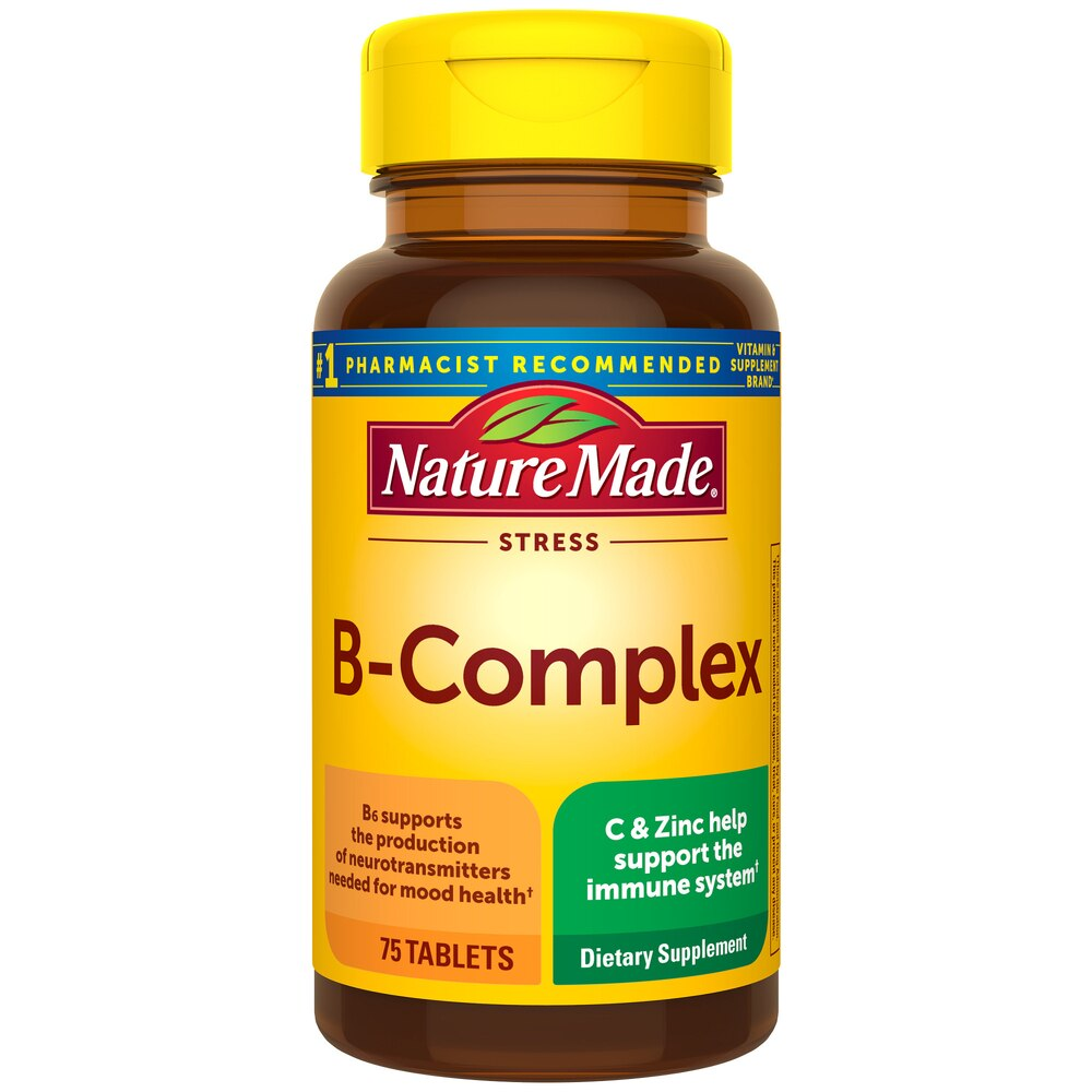 Nature Made Stress B Complex w/Zinc Tablets, 75CT