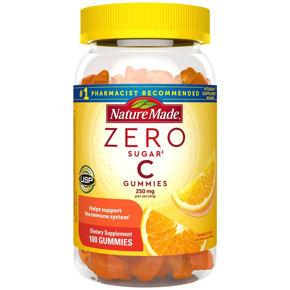 Nature Made Vitamin C 250MG Gummies, 100 CT