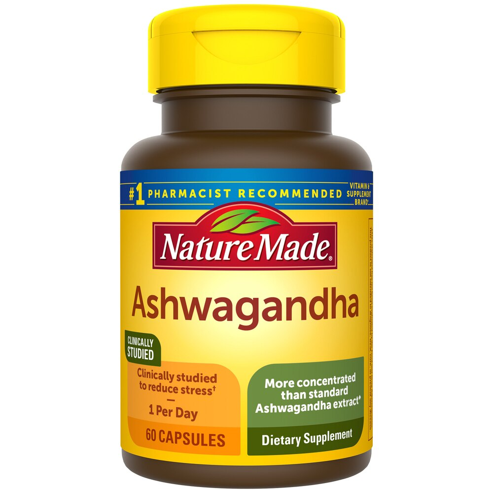 Nature Made Ashwagandha Capsules 125mg, 60 CT