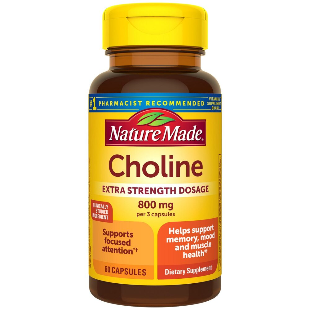 Nature Made Choline Capsules, 60 CT