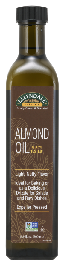 NOW Foods, Ellyndale Natural Premium Almond Oil, Light Nutty Flavor, 16.9 OZ