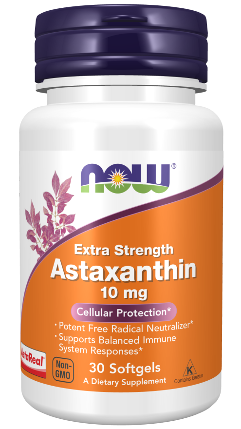 Astaxanthin, Extra Strength 10 mg Softgels