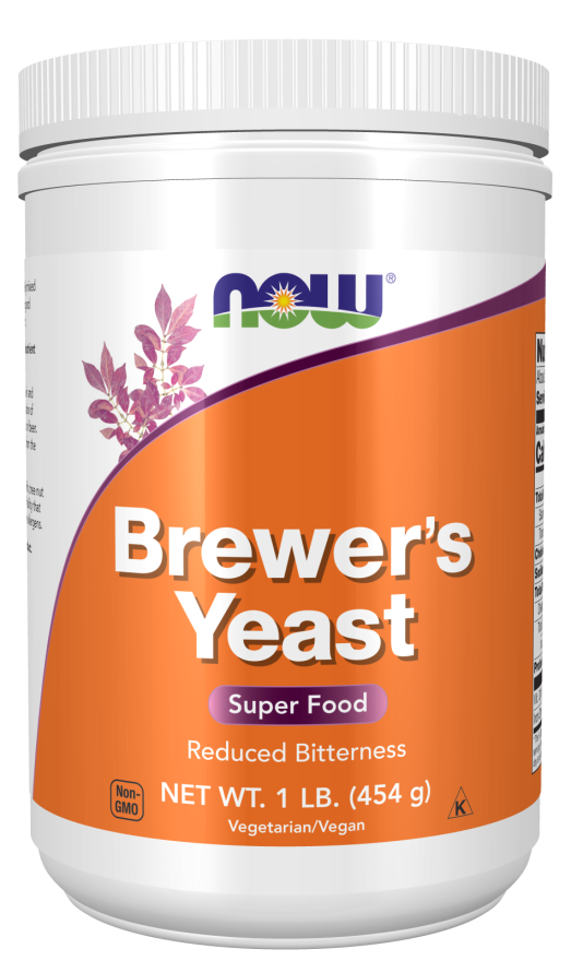 NOW Supplements, Brewer's Yeast Powder with naturally occurring Protein and B-Vitamins, 1-Pound