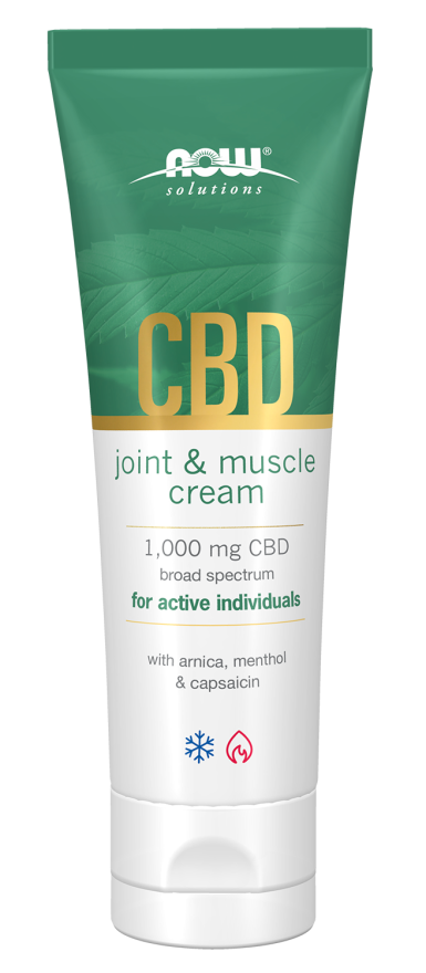 NOW Solutions, CBD Joint & Muscle Cream , 1000mg CBD