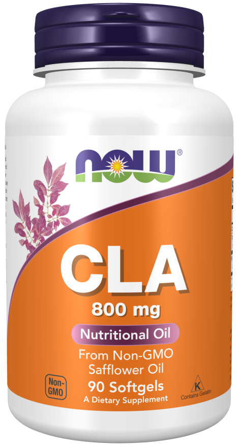 NOW Supplements, CLA (Conjugated Linoleic Acid) 800 mg, Nutritional Oil, 90 Softgels