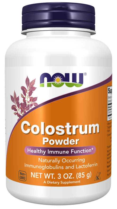 NOW Supplements, Colostrum Powder, Naturally occurring Immunoglobulins and Lactoferrin, 3-Ounce