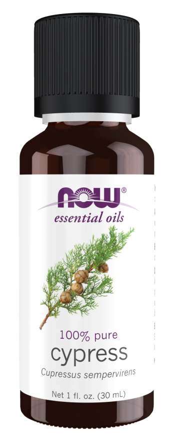 Now Foods Essential Oils Cypress 100% Pure- 1 fl oz