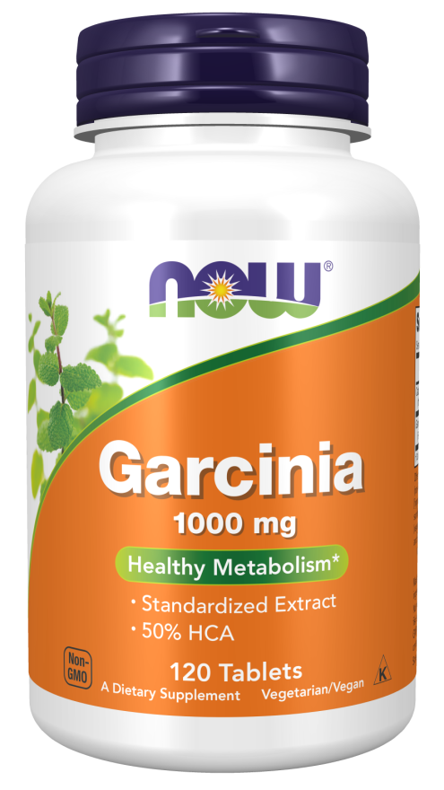 NOW Supplements, Garcinia (Garcinia Cambogia) 1,000 mg, Healthy Metabolism*,Weight Loss, 120 Tablets