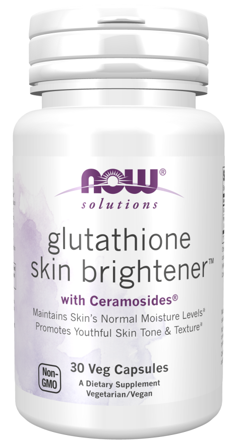 Now Foods Glutathione Skin Brightener with Ceramosides 30 VCaps