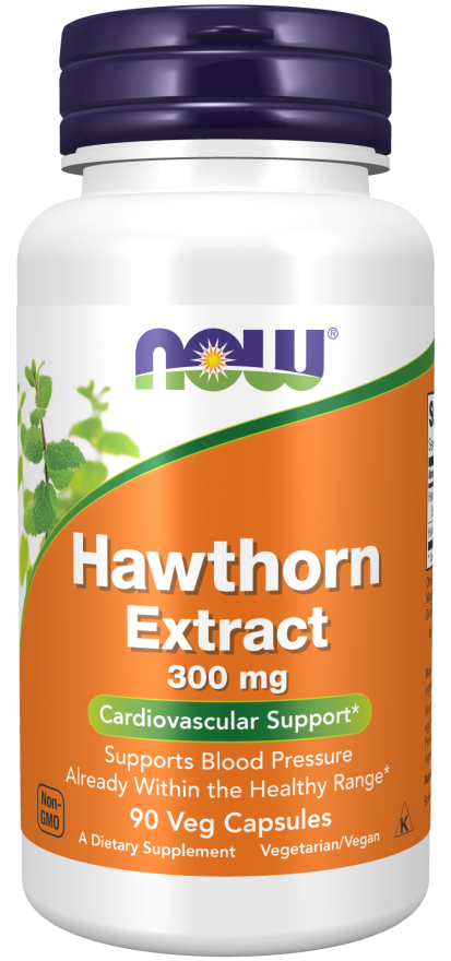 Now Foods, Hawthorn Extract 300 mg, 90 Veg Capsules