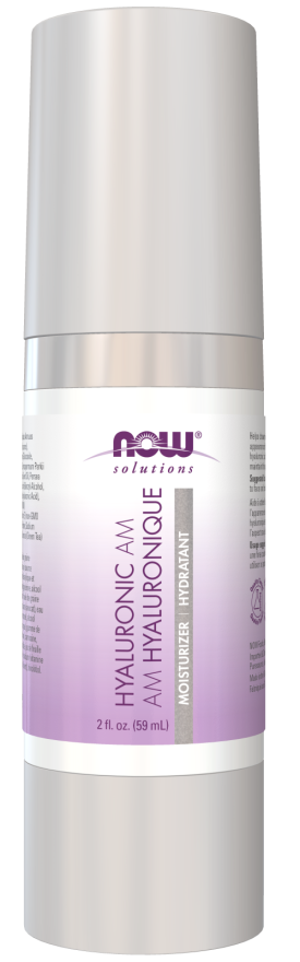 NOW Solutions, Hyaluronic Acid Moisturizer, Smoothing and Toning, Rehydrating to Start Your Day, 2-Ounce