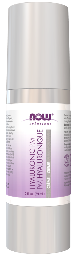 NOW Solutions, Hyaluronic Acid Creme, Rehydrating Moisture and Renewal Formula, 2-Ounce