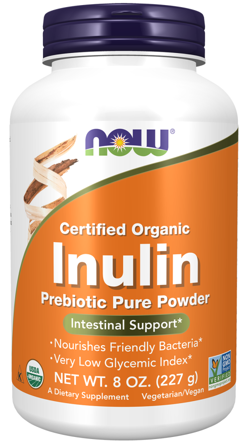 Now Foods - Organic Inulin Powder 8 Oz