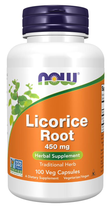 NOW Foods, LICORICE ROOT 450mg 100 CAPS