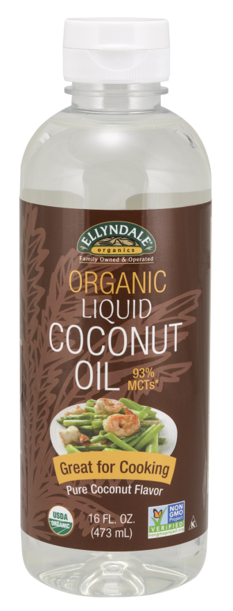 NOW Foods, Liquid Coconut Cooking Oil, Pure Coconut Flavor, No Trans Fats, Certified Non-GMO 16-Ounce