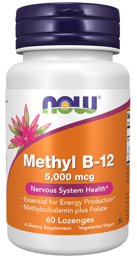 Now Foods, Methyl B-12 5000 mcg - 60 Lozenge