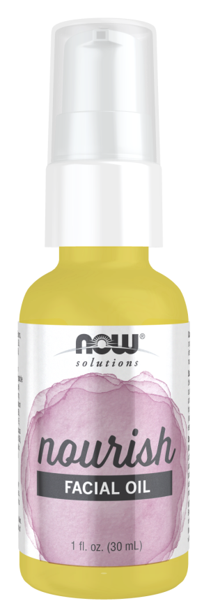 NOW Solutions, Nourish Facial Oil With Antioxidants, Promotes Suppleness and Elasticity, 1-Ounce