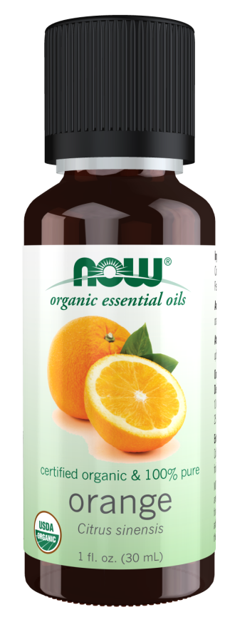 NOW Foods Organic Orange Oil, 1 Fluid Ounce