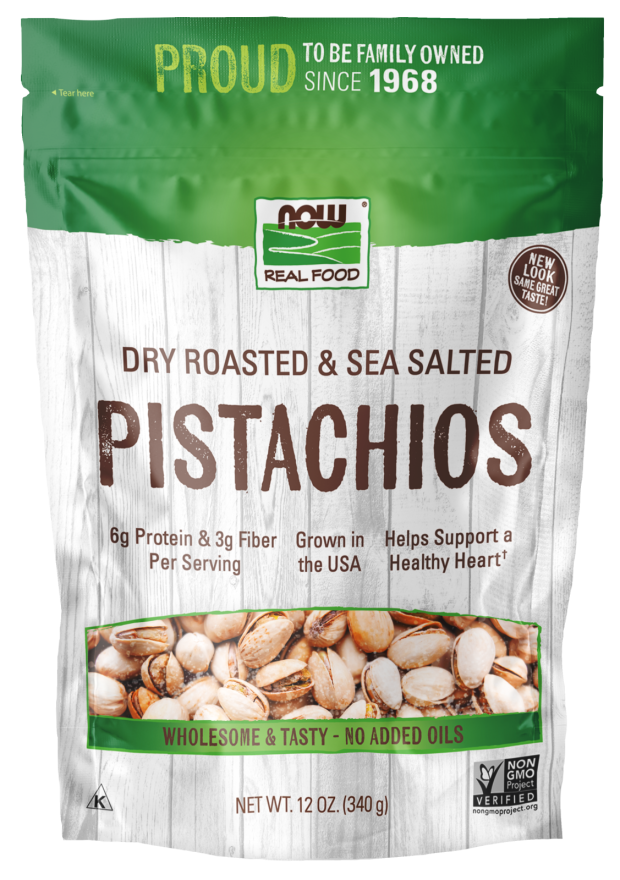 NOW Foods Salted Pistachios-12 oz