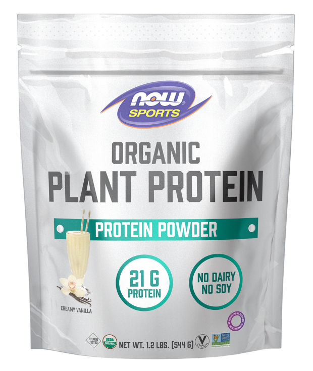 Plant Protein, Organic Creamy Vanilla Powder