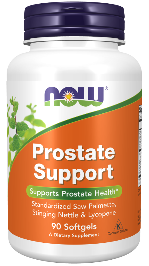 NOW Supplements, Prostate Support, Prostate Support, with Standardized Saw Palmetto, Stinging Nettle & Lycopene, 90 Softgels