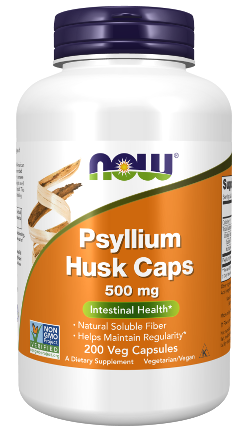 Psyllium Husk Caps 500 mg Veg Capsules