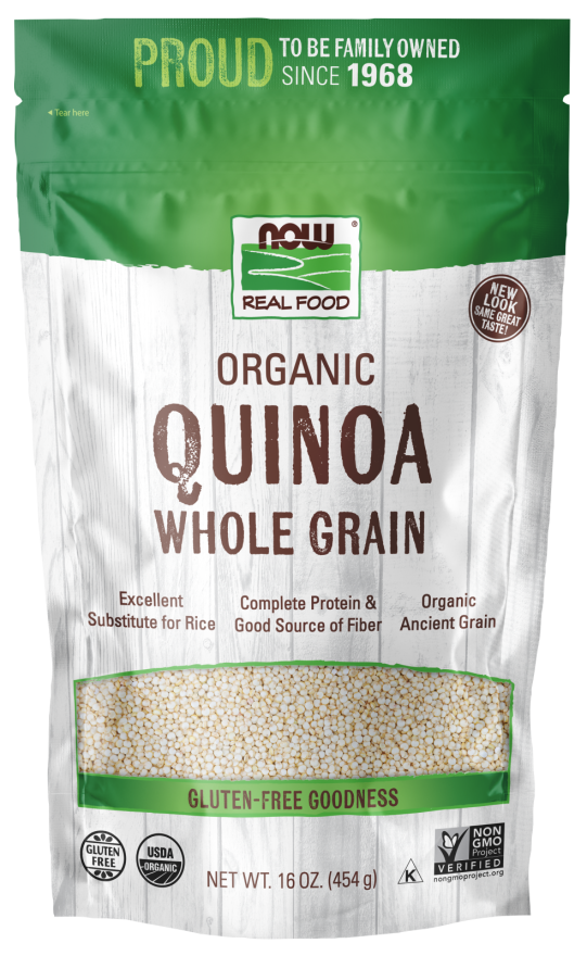 NOW Foods, Organic Quinoa, Whole Grain, 16 oz (454 g)