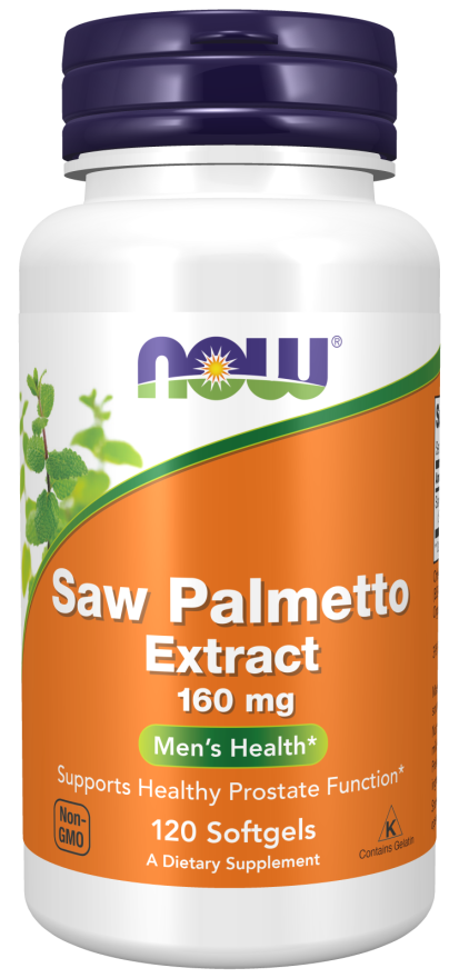 NOW Foods - Saw Palmetto Extract 160 mg. - 120 Soft Gels