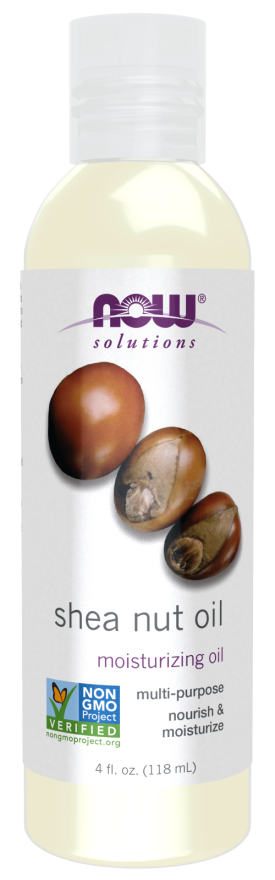 NOW Solutions, Shea Nut Oil, Multi-Purpose Intense Moisturizing Oil for Skin, Scalp and Hair, 4-Ounce