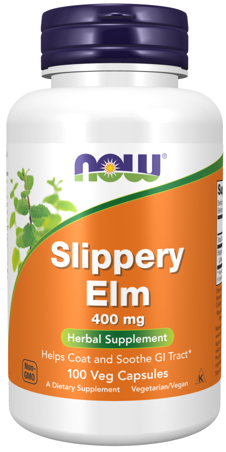 Now Foods, Herbal Supplement, Slippery Elm 400mg 100 Capsules