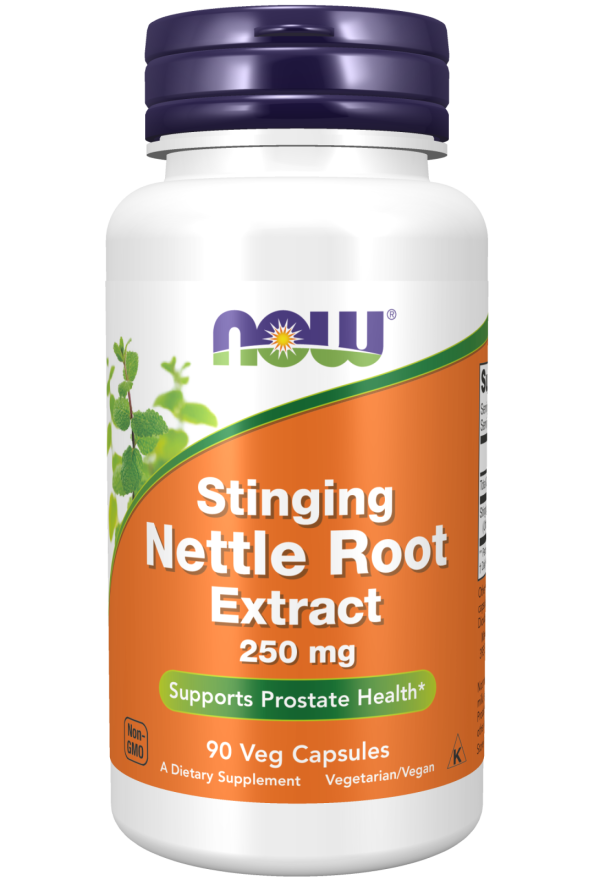 NOW Supplements, Stinging Nettle Root Extract (Urtica dioica) 250 mg, Supports Prostate Health*, 90 Veg Capsules