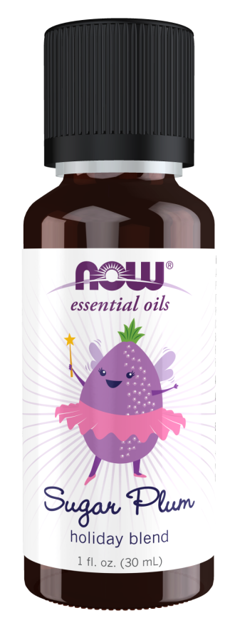 NOW Essential Oils, Sugar Plum Oil Blend, 1 fl. oz.