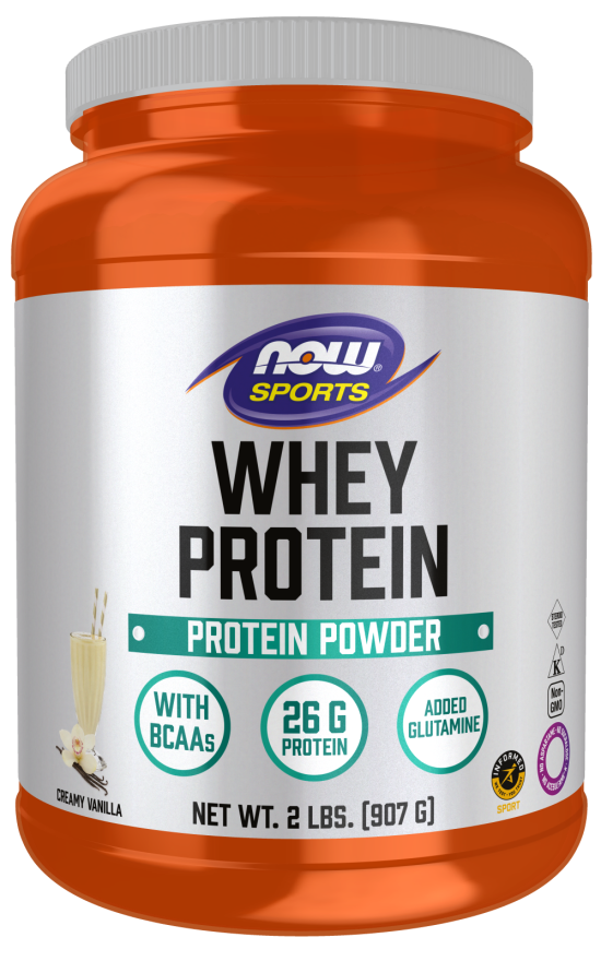 NOW Foods Sports Whey Protein Natural Vanilla - 2 lbs