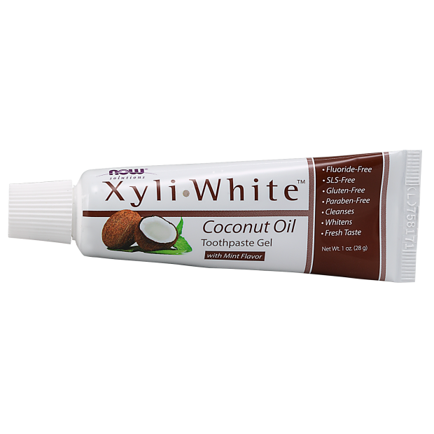 XyliWhite™ Coconut Oil Toothpaste Gel Now Foods 1 oz Gel
