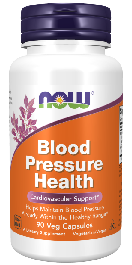 NOW Supplements, Blood Pressure Health with MegaNatural®-BP™, Cardiovascular Support*, 90 Veg Capsules