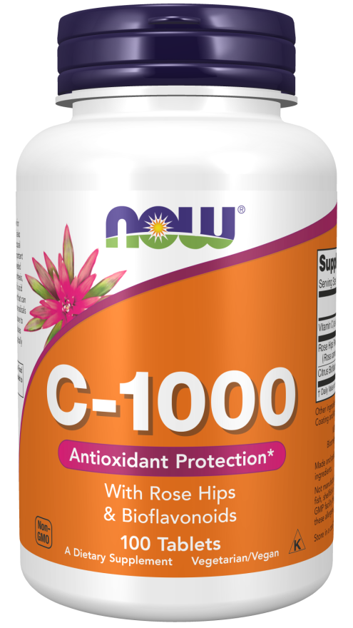 Now Foods Vitamin C-1000 Sustained Release, 100 Tablets